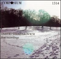 Dmitri Shostakovich: First Recordings von Dmitry Shostakovich