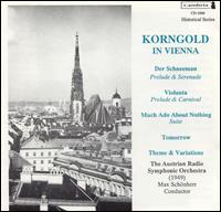 Korngold in Vienna von Erich Wolfgang Korngold