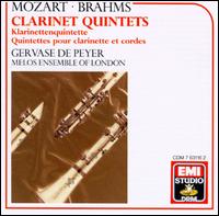 Clarinet Quintets von Gervase de Peyer