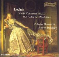 Leclair: Violin Concertos, Vol. 3 von Simon Standage