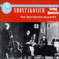 Shostakovich: String Quartets Nos. 1,2 and 4 von Beethoven Quartet