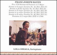 Haydn: Five 1776 Sonatas & Fantasia in C Major von Lola Odiaga