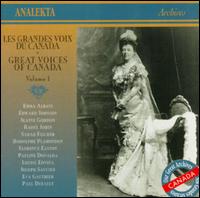 Great Voices Of Canada, Volume 1 von Various Artists