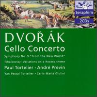 Dvorak: Cello Concerto; Symphony No. 9 "From the New World"; Tchaikovsky: Variations on a Rococo Theme von André Previn