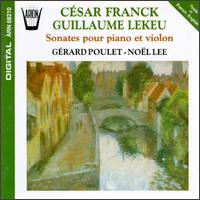 César Franck/Guillaume Lekeu: Sonates Pour Piano Et Violon von Gerard Poulet