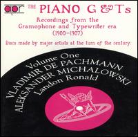 The Piano G & T's, Vol. 1: Recordings from the Grammophone Typewriter Era von Various Artists