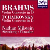 Brahms, Tchaikovsky: Violin Concertos in D von Nathan Milstein