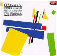 Sergey Prokofiev: Symphony No. 2 in D minor Op. 40; Romeo and Juliet Suite No. 1 von Neeme Järvi