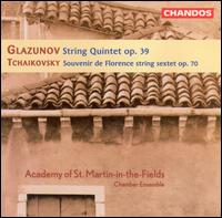 Glazunov: String Quintet, Op. 39; Tchaikovsky: Souvenir de Florence, Op. 70 von Academy of St. Martin-in-the-Fields Chamber Ensemble