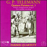 G.P. Telemann: Quatuors Parisiens Vol.3 von Various Artists