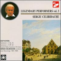 Beethoven: Symphony Nos. 2 & 4 von Sergiu Celibidache