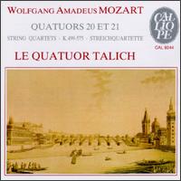Mozart: Quatuors Nos. 20 & 21; Sonate violon et piano, K296 von Talich Quartet