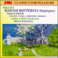 Puccini: Madam Butterfly [Highlights; Sung in  English] von Various Artists