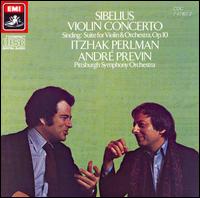 Sibelius: Violin Concerto; Sinding: Suite for Violin & Orchestra von Itzhak Perlman