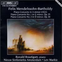 Felix Mendelssohn-Bartholdy: Piano Concertos von Various Artists