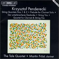 Penderecki: Musid For Clarinet & String Quartet von Various Artists