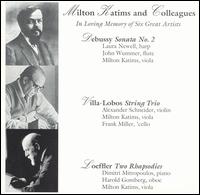 Milton Katims and Colleagues: In Loving Memory of Six Great Artists von Milton Katims