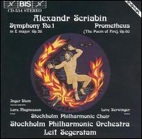 Alexander Scriabin: Symphony No. 1; Prometheus von Stockholm Philharmonic Orchestra