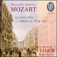 Mozart: String Quintets, K516 & K515 von Talich Quartet