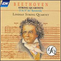 Beethoven: String Quartets Nos. 2 & 3 "Rasumovsky" von The Lindsays