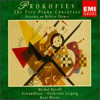 Prokofiev: The Five Piano Concertos; Overture on Hebrew Themes von Kurt Masur