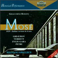 Gioacchino Rossini: Mosé von Various Artists