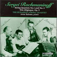 Rachmaninoff: String Quartets Nos. 1 and 2; Trio élégiaque, Op. 9 von Various Artists