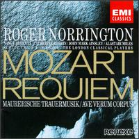 Mozart: Requiem; Maurerische Trauermusik; Ave Verum Corpus von Roger Norrington