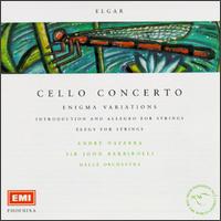 Elgar: Cello Concerto; Enigma Variations; Inroduction and Allegro for Strings; Elegy for Strings von John Barbirolli
