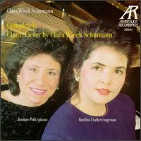 Clara Wieck Schumann: Lieder of Clara Schumann von Various Artists