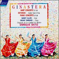 Ginastera: Harp Concerto; Estancia; Piano Concerto No. 1 von Enrique Bátiz