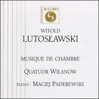Witold Lutoslawski: Musique de Chambre von Various Artists