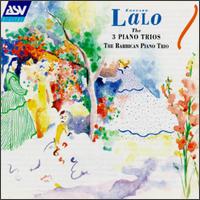 Edouard Lalo: The Three Piano Trios von Various Artists