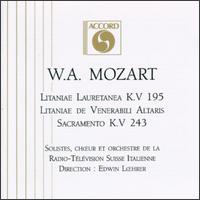 Mozart: Litaniae Lauretanea; Litaniae de Venerabili Altaris Sacramento von Edwin Loehrer