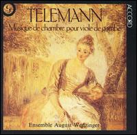 Telemann: Die solistichen Kammermusikwerke für Viola da Gamba von August Wenzinger