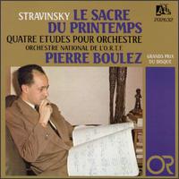 Igor Stravinsky: Le Sacre Du Printemps; Quatre Etudes Pour Orchestre von Pierre Boulez