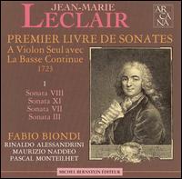Jean-Marie Leclair: Premier Livre De Sonates von Fabio Biondi