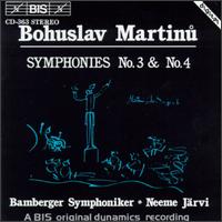Bohuslav Martinu: Symphonies 3 & 4 von Neeme Järvi