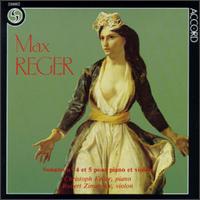 Max Reger: Sonates No.4 And 5 for Piano And Violin von Various Artists
