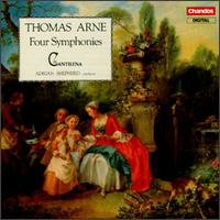 Thomas Augustine Arne: Four Symphonies von Various Artists