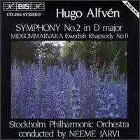 Hugo Alfven: Midsommarvaka/Symphony No.2 in D Major Op.11 von Neeme Järvi