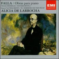 Manuel de Falla: Obras Para Piano von Alicia de Larrocha