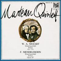 Mozart: Streichquintett B-Dur KV 174; Mendelssohn: Streichquintett B-Dur Op. 87 von Various Artists