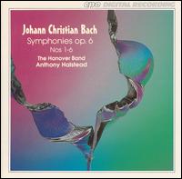 J.C. Bach: Symphonies, Op. 6, Nos. 1-6 von Hanover Band
