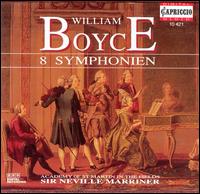 Boyce: 8 Symphonien von Neville Marriner