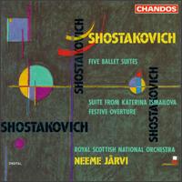Shostakovich: Five Ballet Suites; Festive Overture; Suite from Katrina Ismailova von Neeme Järvi