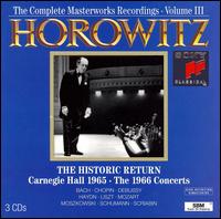 The Historic Return: Carnegie Hall 1965; The 1966 Concerts von Vladimir Horowitz