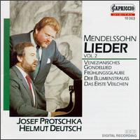 Mendelssohn: Lieder, Vol. 2 von Josef Protschka