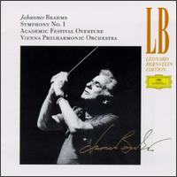 Johannes Brahms: Symphony No. 1/Academic Festival Overture von Leonard Bernstein