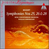 Mozart:Symphonies Nos. 25, 26 & 28 von Nikolaus Harnoncourt